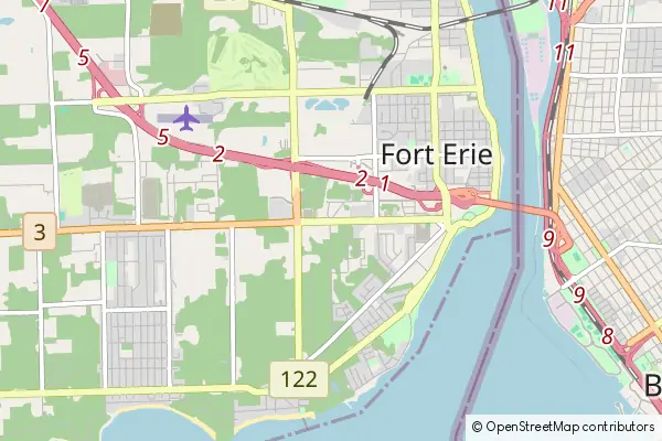 Karte Fort Erie