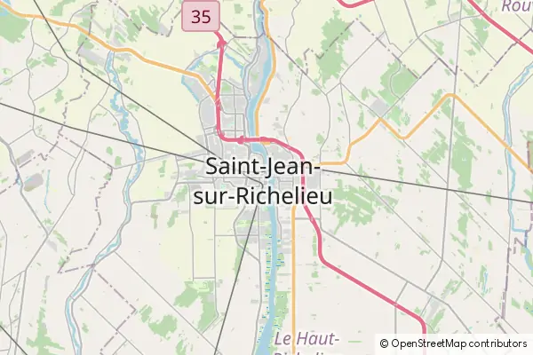 Karte Saint-Jean-sur-Richelieu