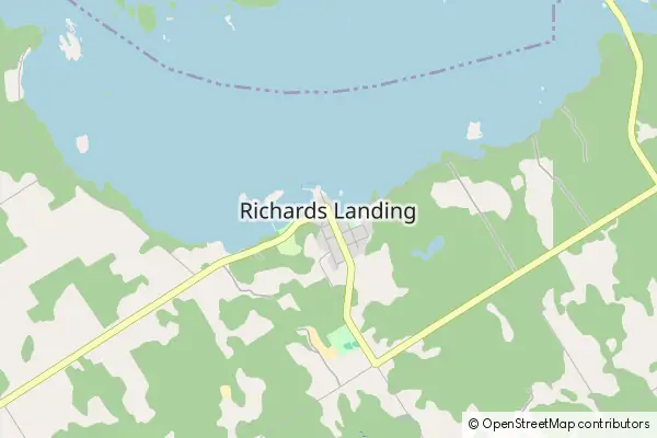 Karte Richards Landing