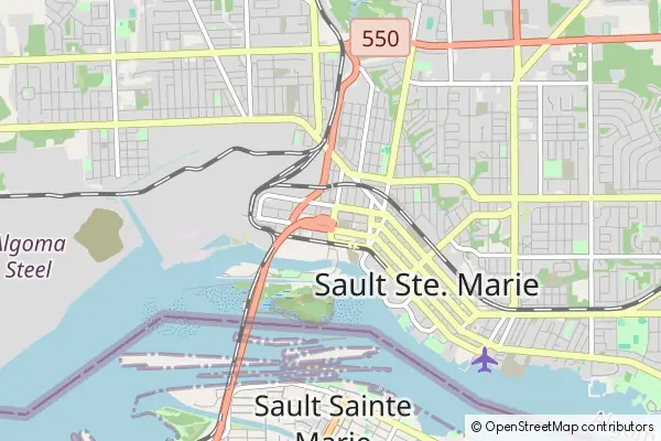 Karte Sault Ste. Marie