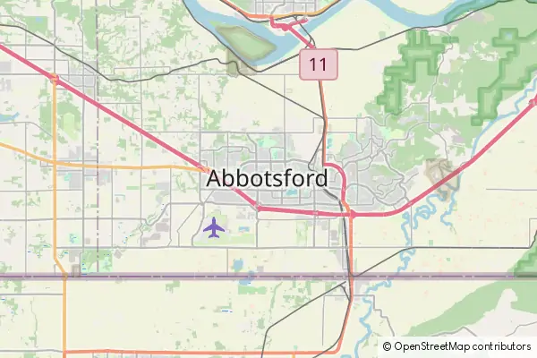 Karte Abbotsford