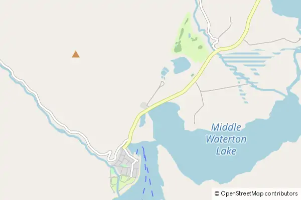 Karte: Waterton Lakes Nationalpark • © OpenStreetMap contributors Karte Waterton Lakes Nationalpark