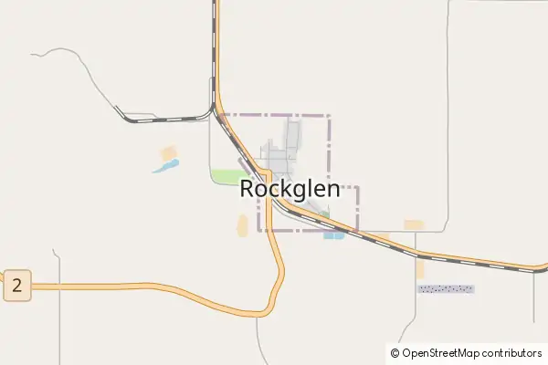 Karte Rockglen