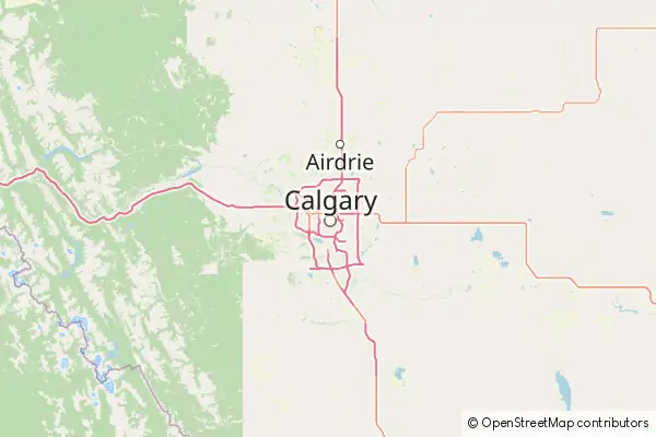 Karte Calgary