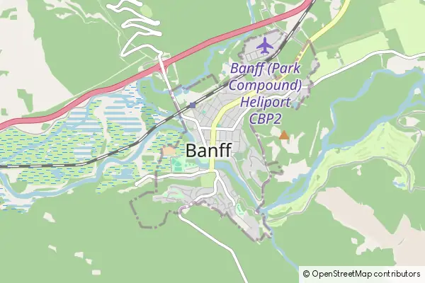 Karte Banff