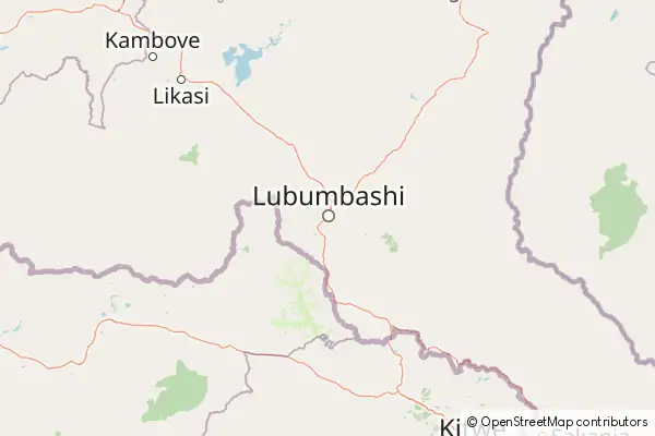 Karte Lubumbashi