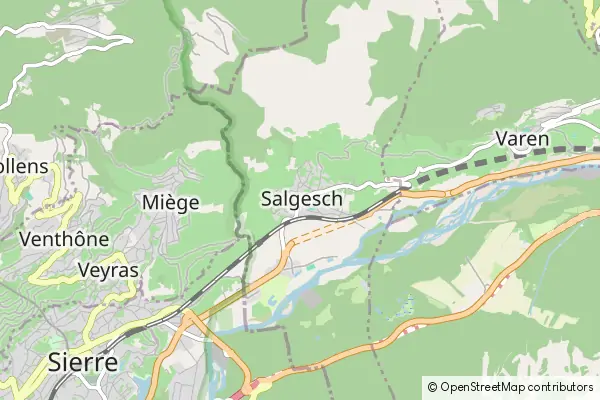 Karte Salgesch