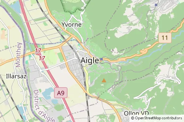 Karte Aigle VD