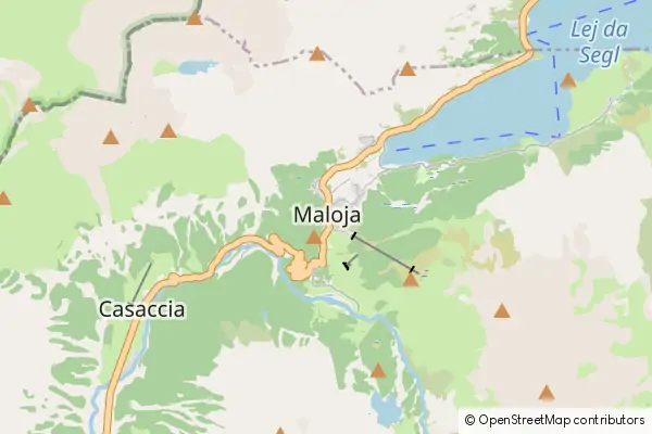 Karte Maloja