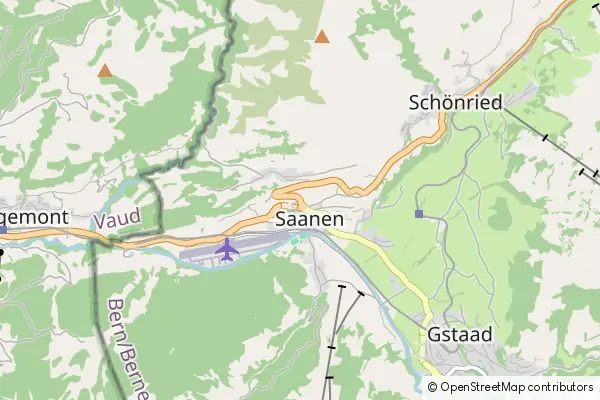 Karte Saanen