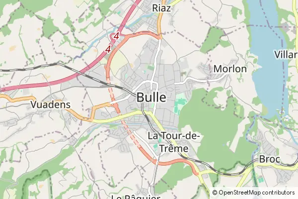 Karte Bulle FR