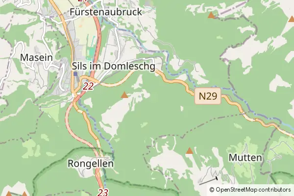 Karte Sils im Domleschg