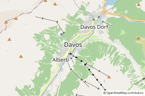 Karte Davos