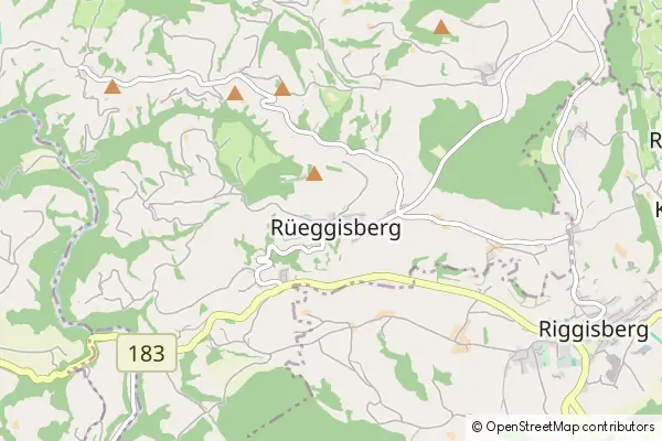 Karte Rüeggisberg