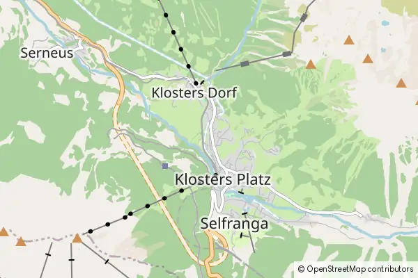 Karte Klosters