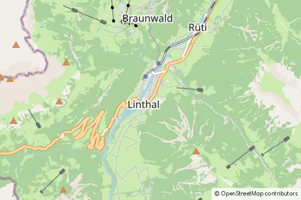 Karte Linthal GL