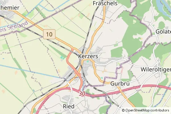 Karte Kerzers