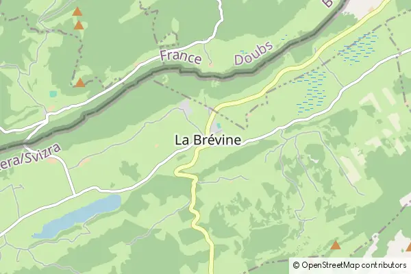 Karte La Brévine