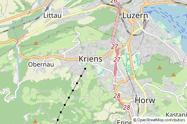 Karte Kriens