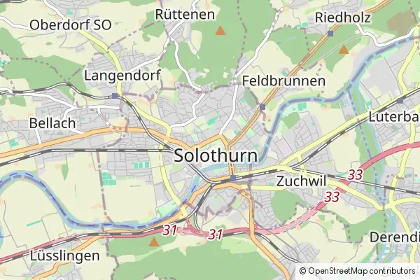 Karte Solothurn