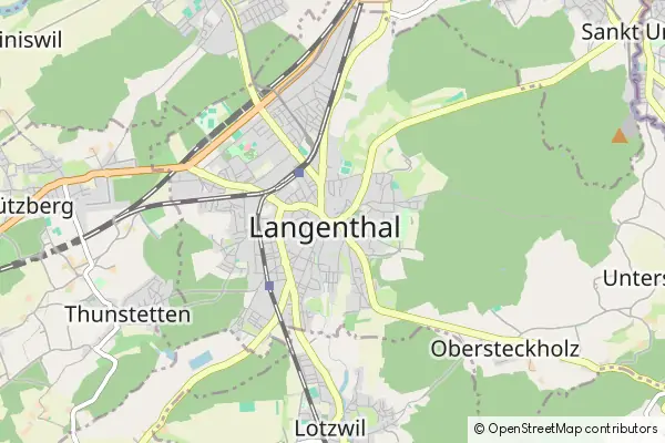 Karte Langenthal