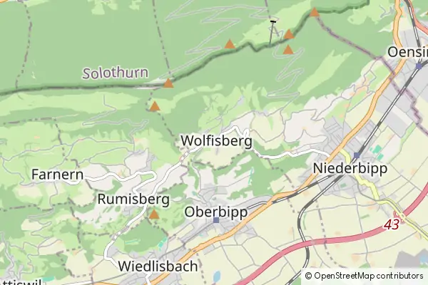 Karte Wolfisberg