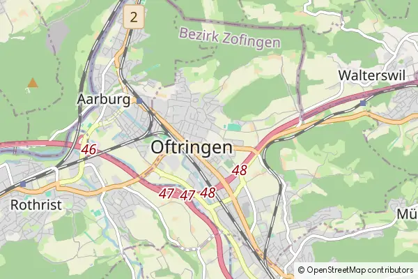 Karte Oftringen