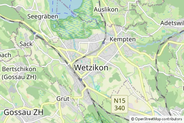 Karte Wetzikon ZH