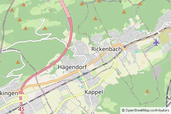 Karte Haegendorf