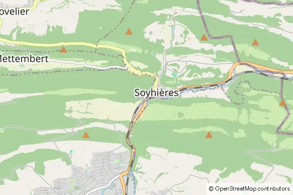 Karte Soyhières