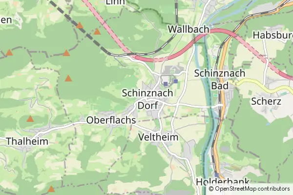 Karte Schinznach Dorf