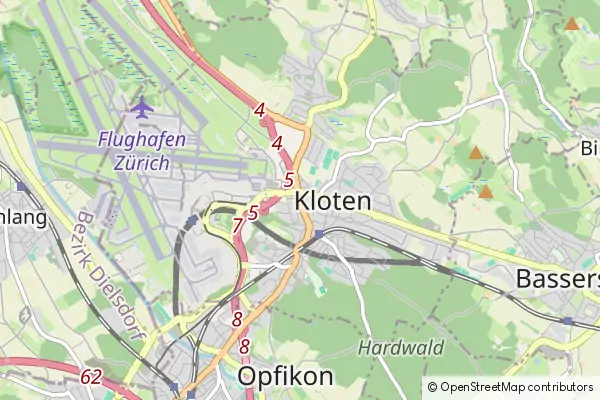 Karte Kloten