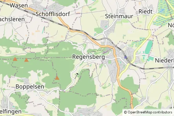 Karte Regensberg