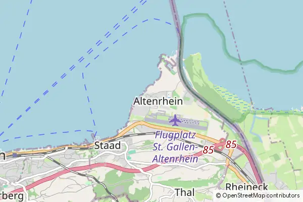 Karte Altenrhein