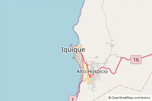 Karte Iquique