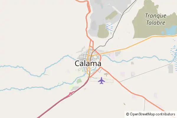 Karte Calama