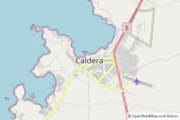 Karte Caldera