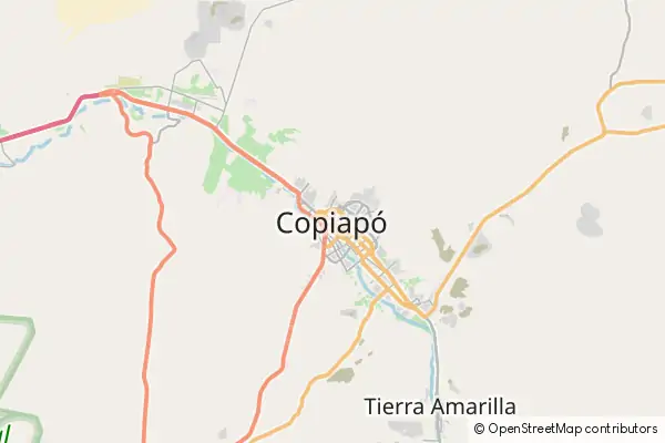 Karte Copiapó