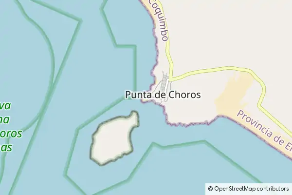 Karte Punta Choros