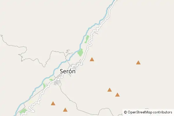 Karte Serón