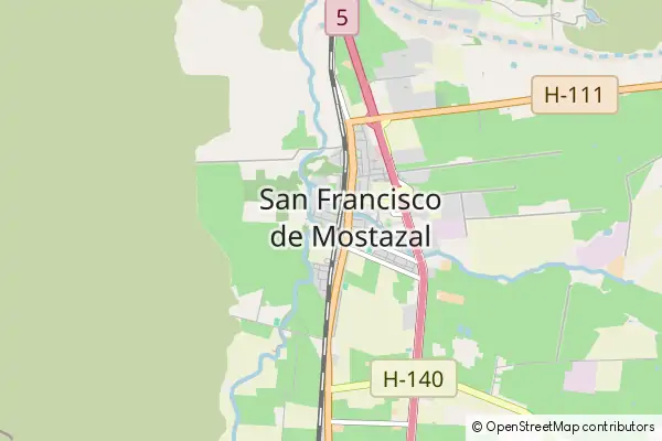 Karte San Francisco de Mostazal