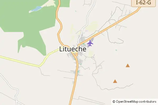 Karte Litueche