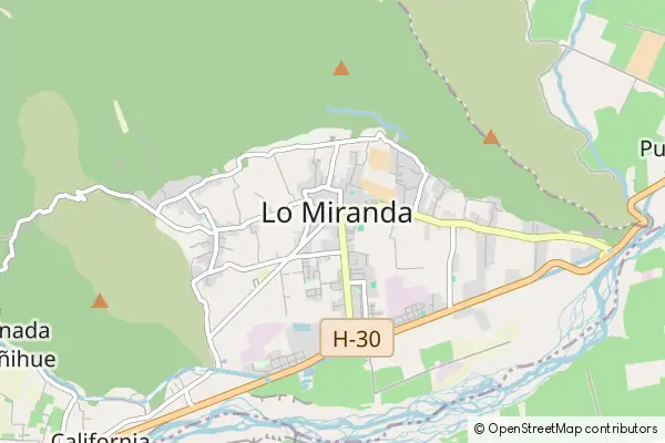 Karte Lo Miranda