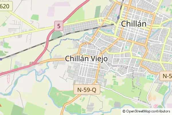 Karte Chillán Viejo