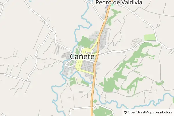 Karte Cañete