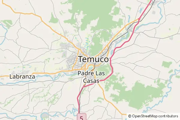 Karte Temuco