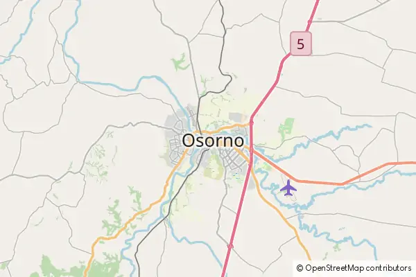 Karte Osorno