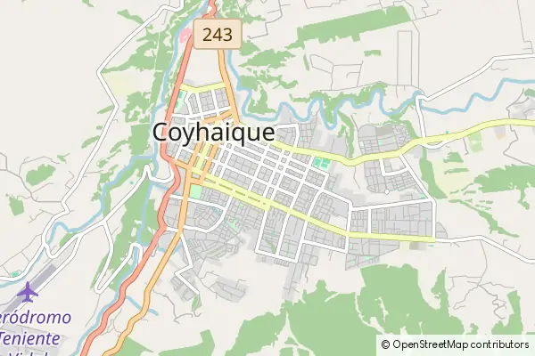 Karte Coyhaique