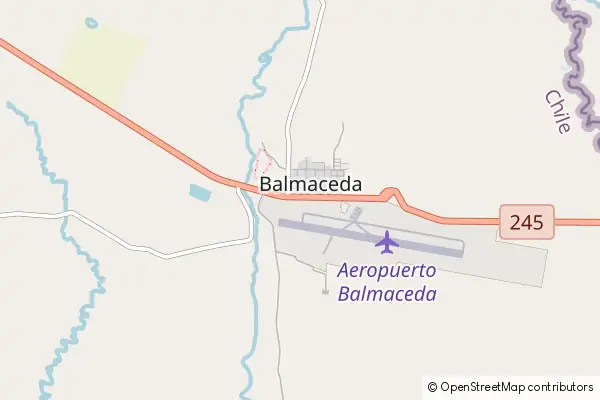 Karte Balmaceda