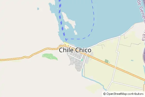 Karte Chile Chico